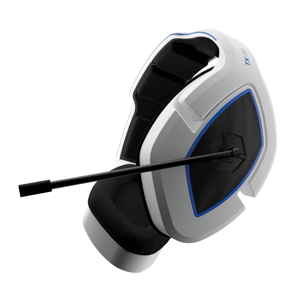 TX-50 RF Stereo Gaming Headset (White/Blue) (Uni) — produktfoto