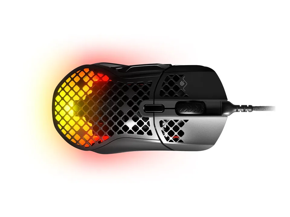 SteelSeries Aerox 5 Optisk Kabling Sort Mus — produktfoto