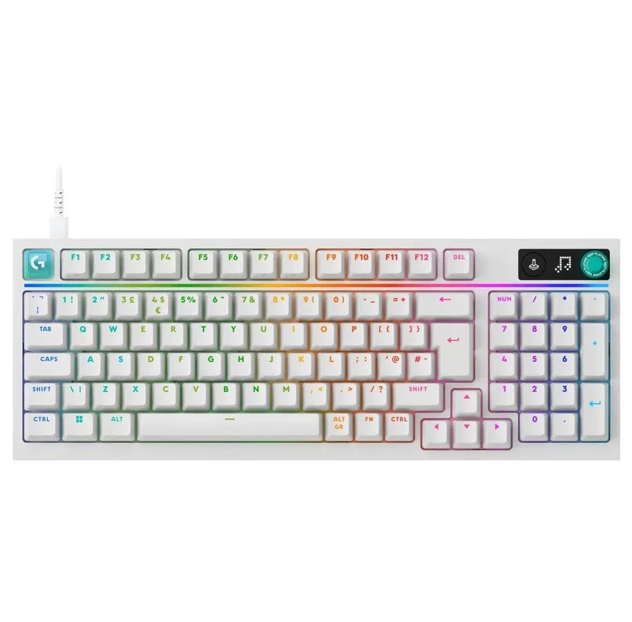 Logitech G316 X 98 mekanisk tastatur hvid – nordisk — produktfoto