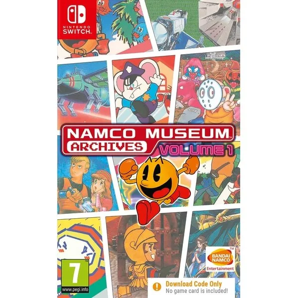 Namco Museum Archives Volume 1 Switch Code in a Box – Nintendo Switch — produktfoto