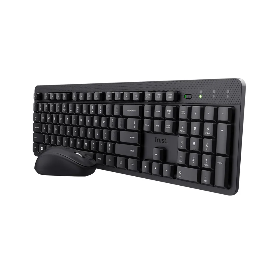 TRUST ODY II WL TASTATUR & MUS ND Mus/Tastatur Bundle — produktfoto