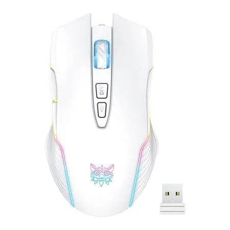 Onikuma CW905 hvid Wireless Gaming Mouse Mus — produktfoto