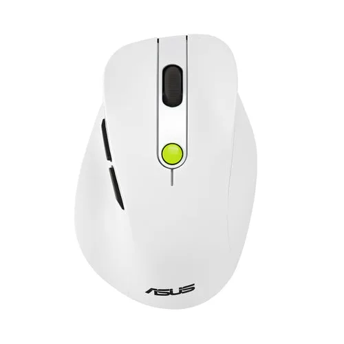 ASUS MD105 VT-GN - Trådløs mus, hvid og grøn — produktfoto