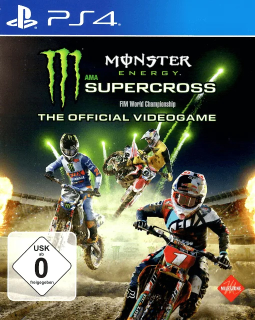 Monster Energy Supercross Racerspil - PlayStation 4 — produktfoto