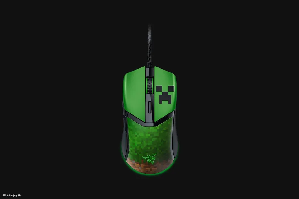 Razer - Cobra Minecraft Edition - Optisk Gaming Mus (8500 DPI) — produktfoto