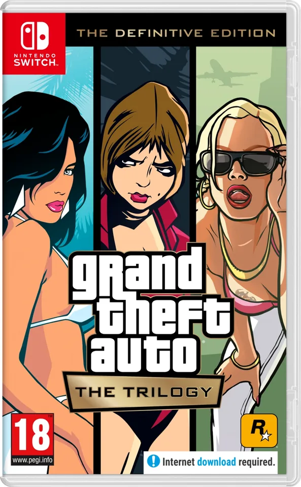 Grand Theft Auto: The Trilogy - The Definitive Ed (UK) – Nintendo Switch — produktfoto