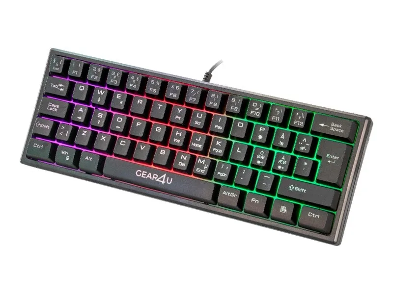 GEAR4U Mini Gaming Tastatur - 60% — produktfoto