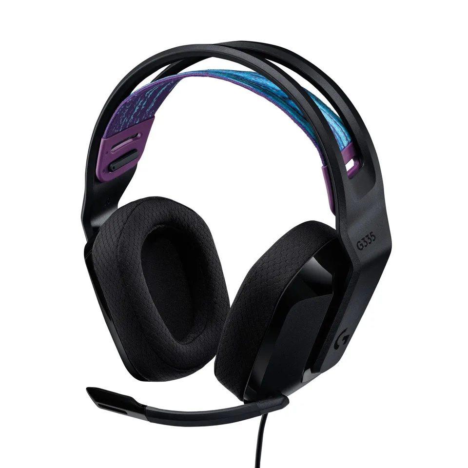Logitech - G335 Wired Gaming Headset - SORT — produktfoto