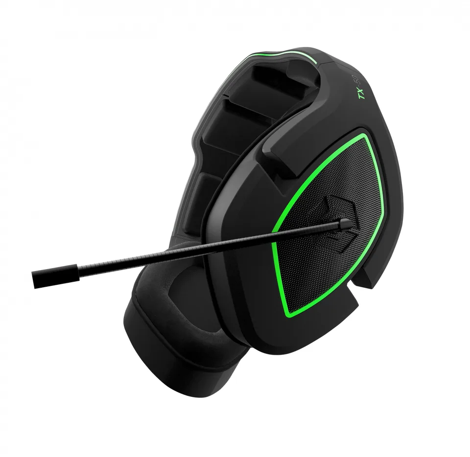 TX-50 RF Stereo Gaming Headset (Black/Green) (Uni) — produktfoto