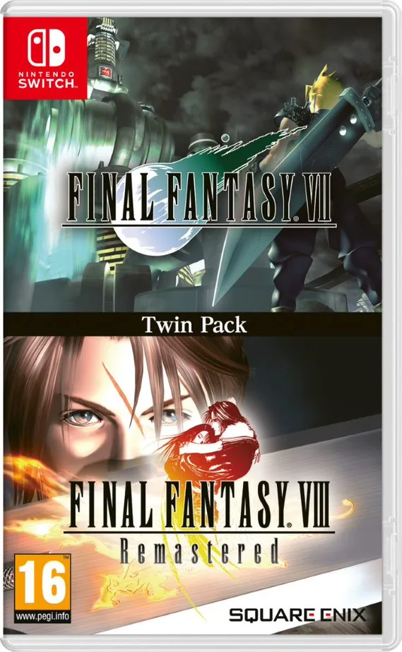 Final Fantasy VII & Final Fantasy VIII Remastered Twin Pack (Nintendo Switch) — produktfoto