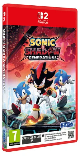 Sonic X Shadow Generations Switch 2 Game-Key Card – Nintendo Switch 2 — produktfoto