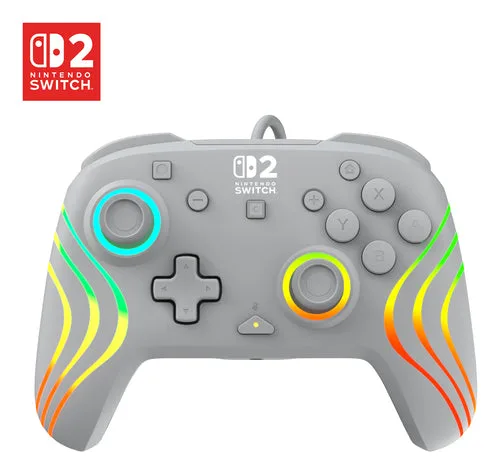 Turtle Beach Afterglow Wave Wired - Switch-controller, grå — produktfoto