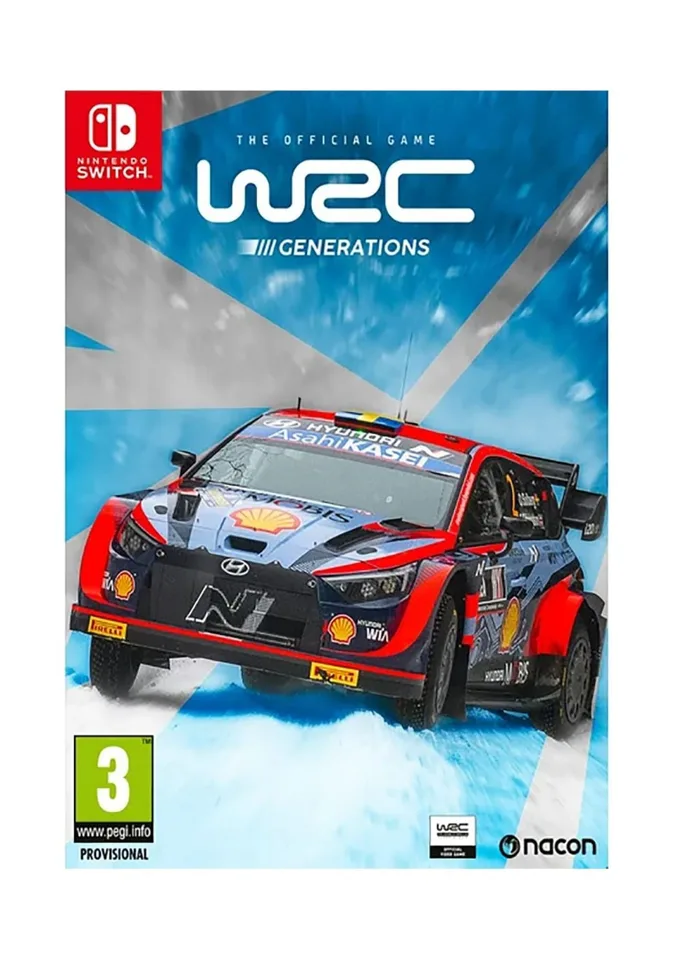 WRC Generations (kode i æske) - Nintendo Switch — produktfoto