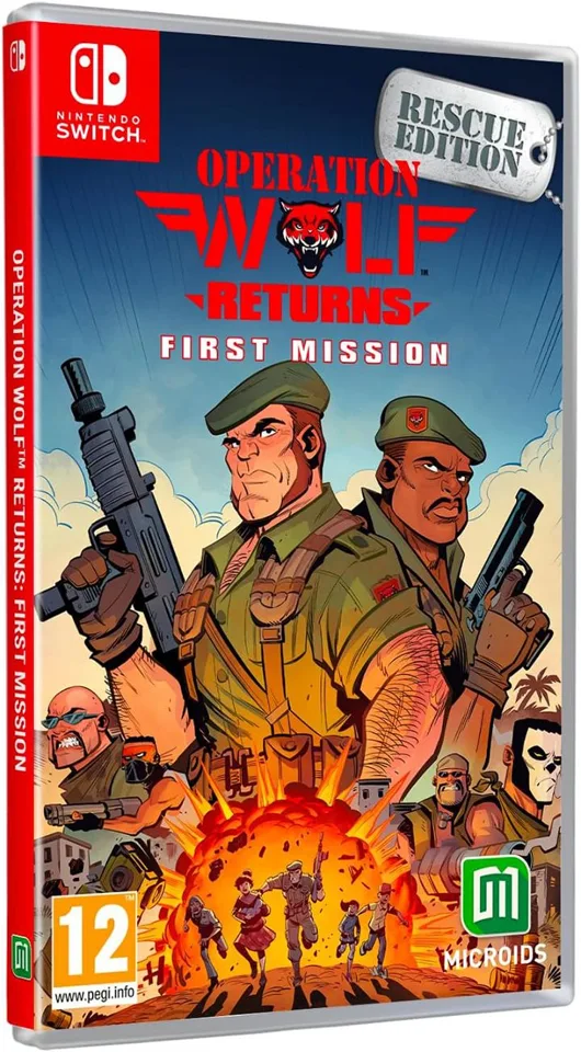 Operation Wolf Returns: First Mission - Nintendo Switch — produktfoto