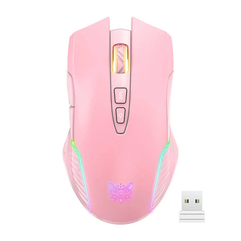 ONIKUMA CW905 Wireless Gaming Mus - Pink — produktfoto