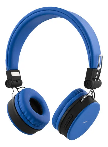 STREETZ Foldbart On-Ear Bluetooth Headset - Blå — produktfoto