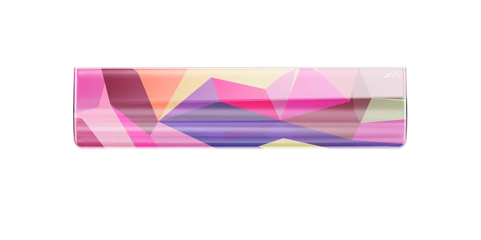 Xtrfy WR5 Compact Litus Pink, Resin Wrist Rest for 65% keyboards Tastatur Tilbehør — produktfoto