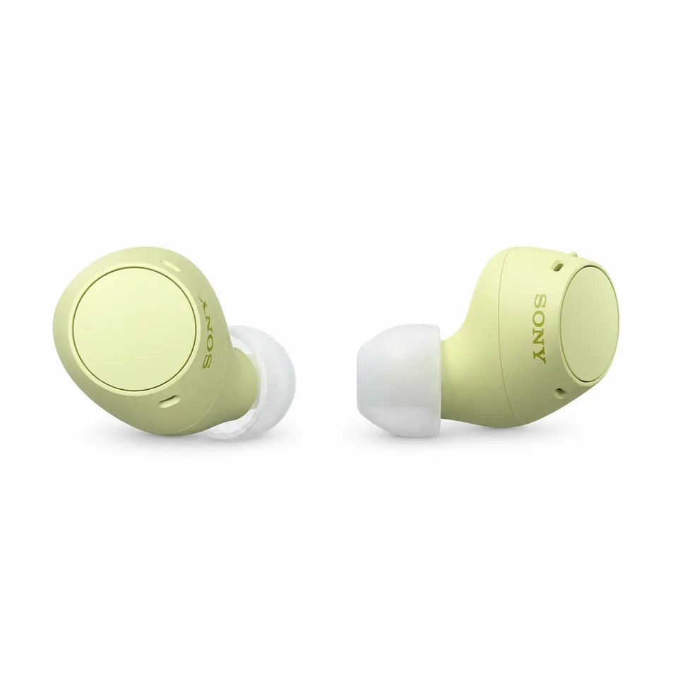 Sony WF-C510 - trådløse in-ear-øretelefoner - gul Headset — produktfoto