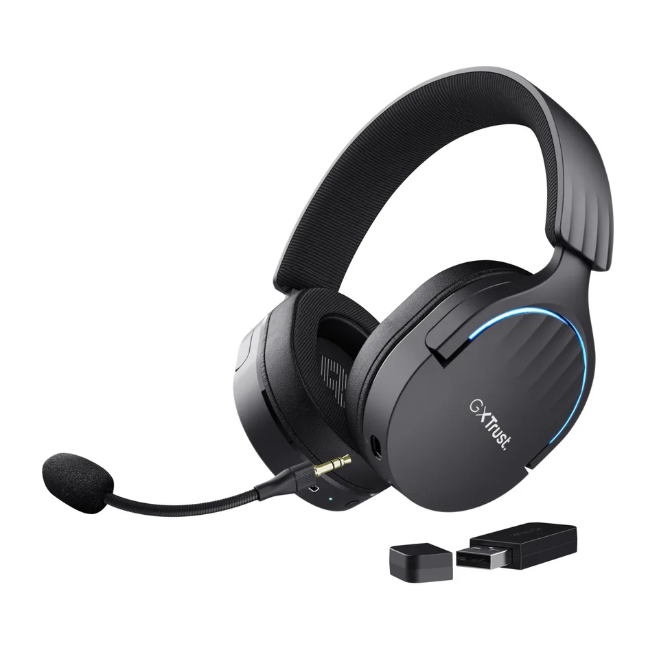 TRUST GXT491 FAYZO TRÅDLØS HEADSET - SORT — produktfoto