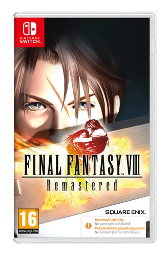 Final Fantasy VIII Remastered Switch Code in a Box – Nintendo Switch — produktfoto