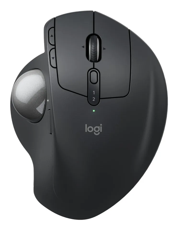 Logitech – MX Ergo S Advanced Wireless Trackball Black Mus — produktfoto