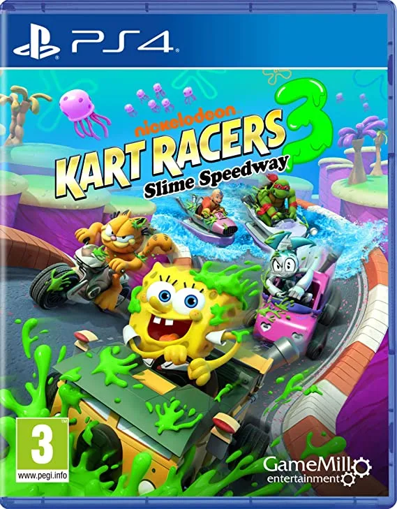 Nickelodeon Kart Racers 3: Slime Speedway Racerspil - PlayStation 4 — produktfoto