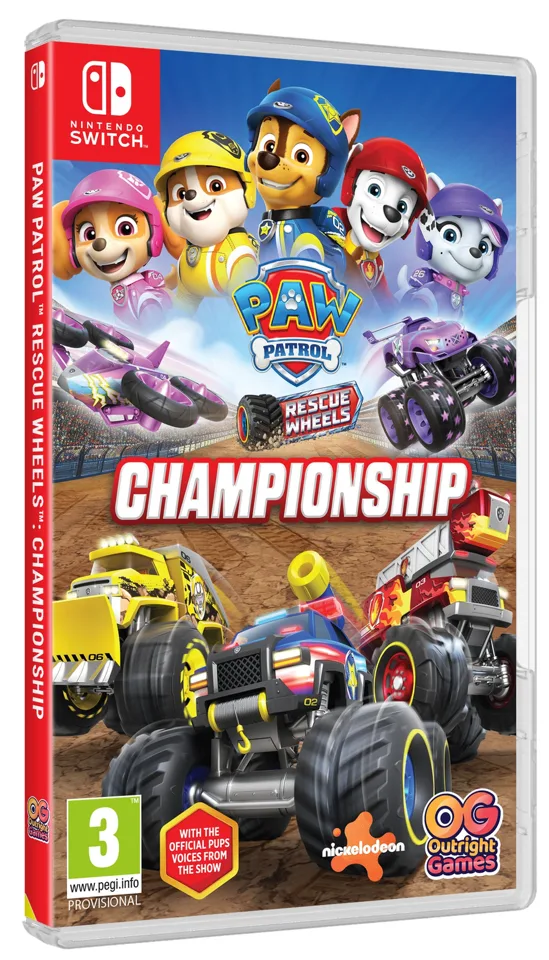 PAW Patrol Rescue Wheels: Championship Nintendo Switch — produktfoto