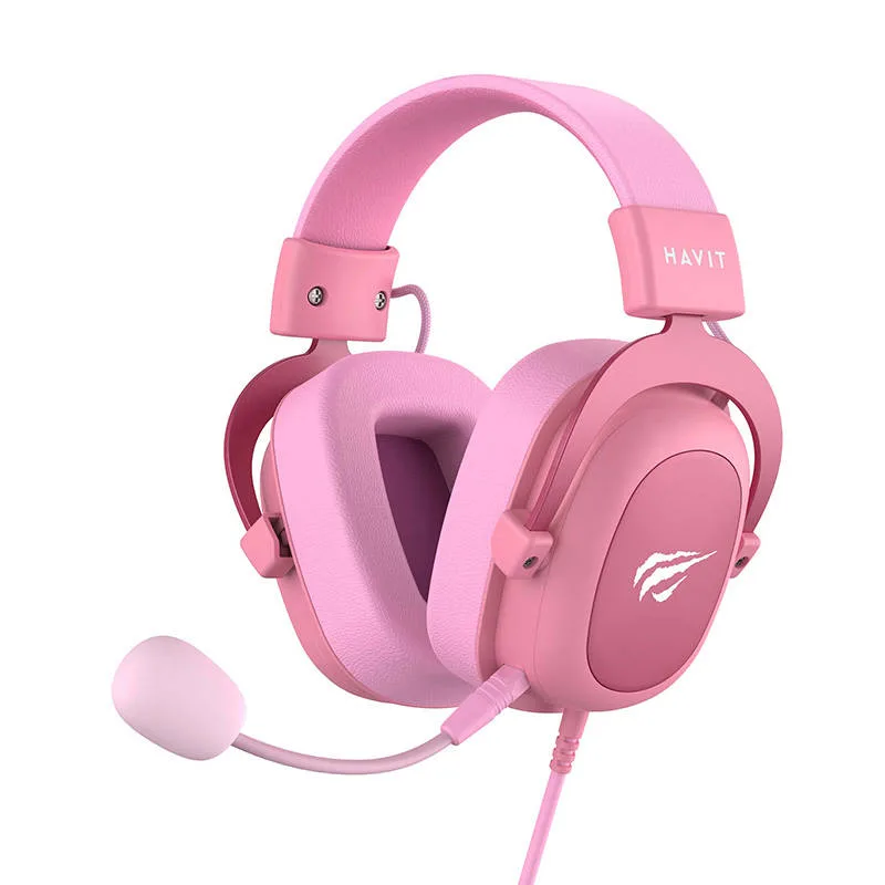 Gaming headphones Havit H2002D (pink) Headset — produktfoto