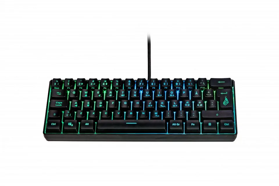 SUREFIRE - KingPin X1 60% Gaming RGB Tastatur QWERTY — produktfoto