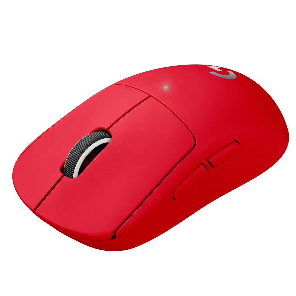 Logitech - PRO X SUPERLIGHT Wireless Gaming Mouse - RED Mus — produktfoto