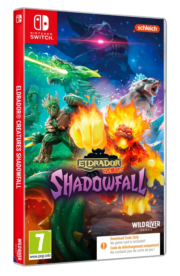 Eldrador Creatures Shadowfall - Switch - Downloadkode i boks – Nintendo Switch — produktfoto