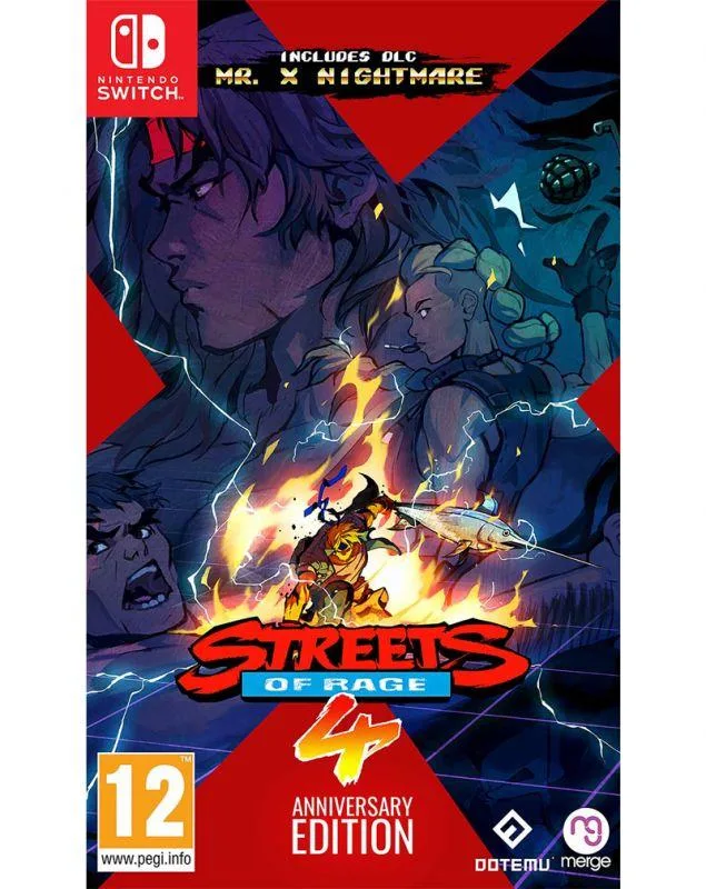 Streets of Rage 4 Anniversary Edition Nintendo Switch — produktfoto