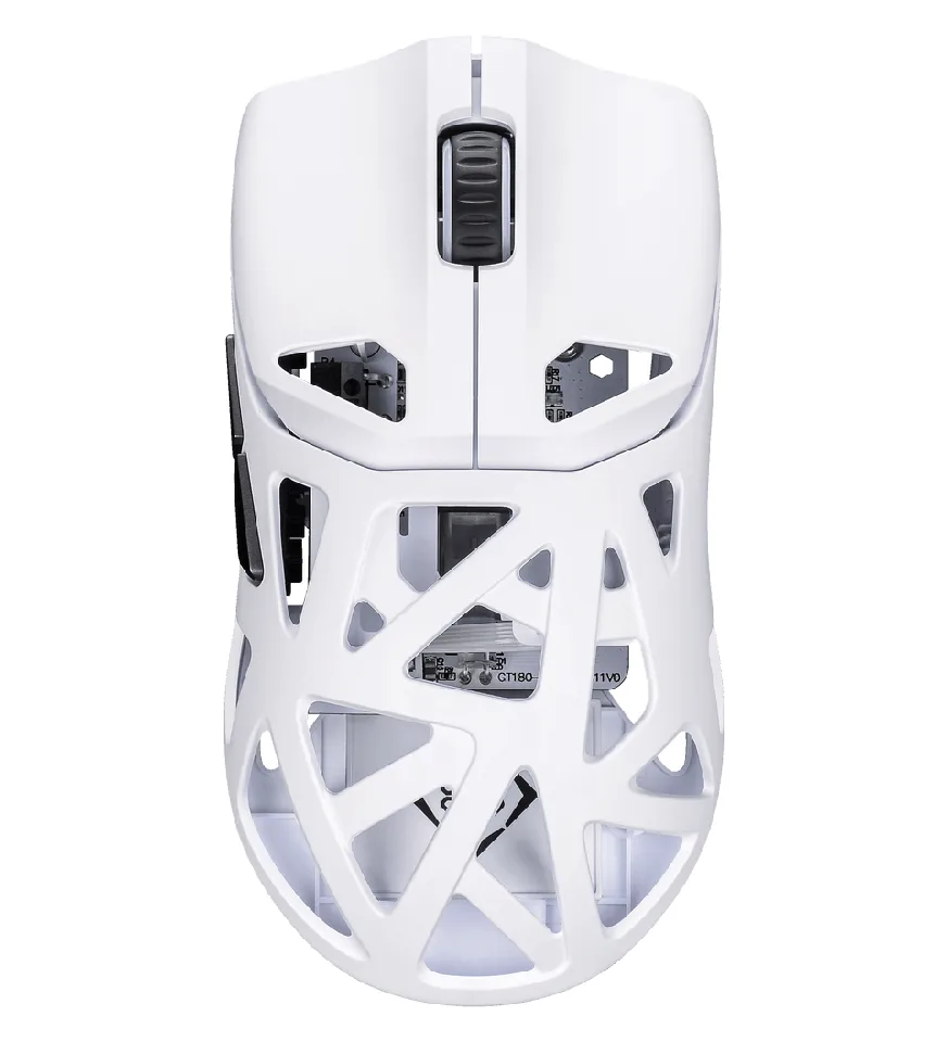 Deltaco Gaming DM370W trådløs gamingmus - 51 g - hvid — produktfoto