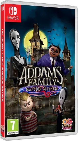 The Addams Family: Mansion Mayhem - Nintendo Switch — produktfoto