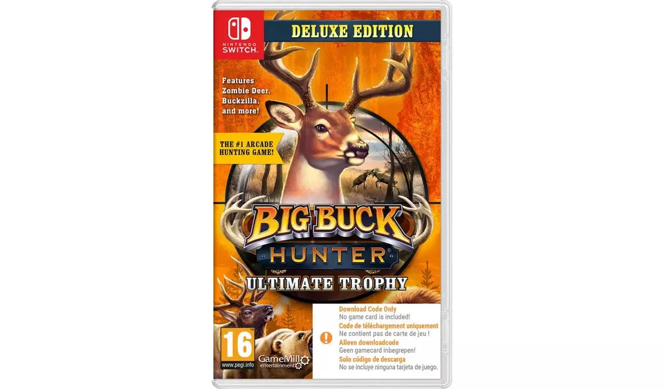 Big Buck Hunter: Ultimate Trophy (Deluxe Edition) (Code in Box) - Nintendo Switch — produktfoto