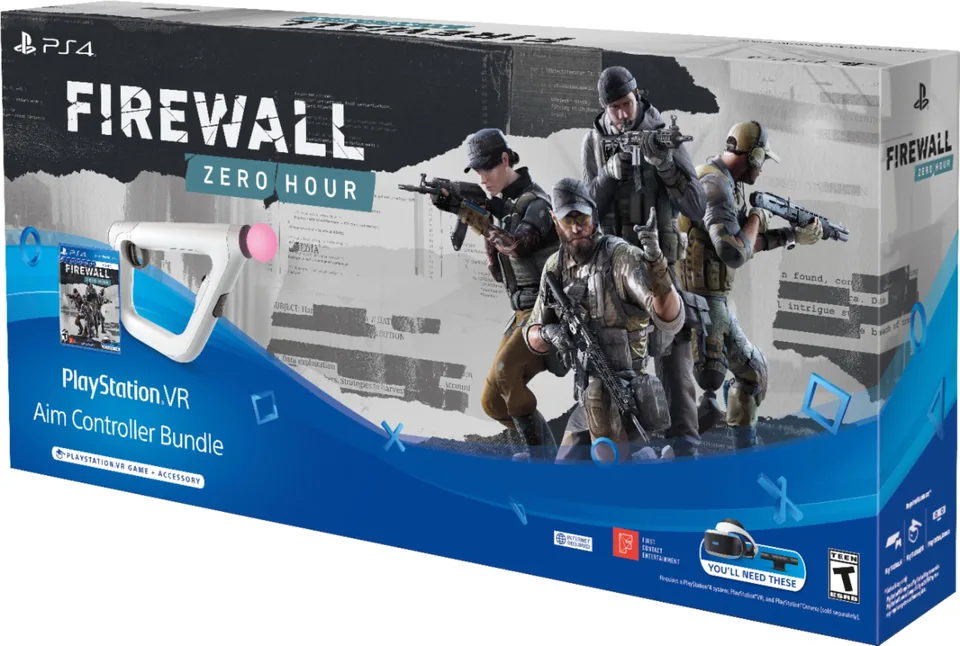 Sony PlayStation VR Aim-controller + Firewall Zero Hour - PS4 (Import) — produktfoto