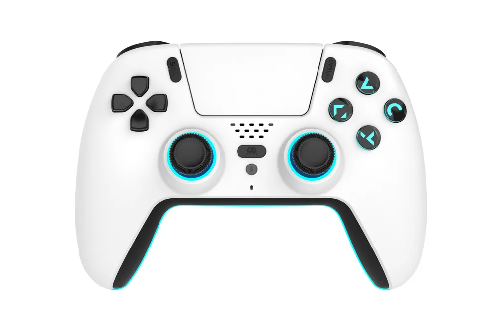 Freaks And Geeks Wireless Bluetooth Controller for PS5 - LED - White — produktfoto