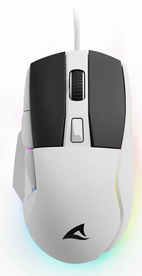 Sharkoon SKILLER SGM35 gamingmus - hvid, 6.400 DPI — produktfoto
