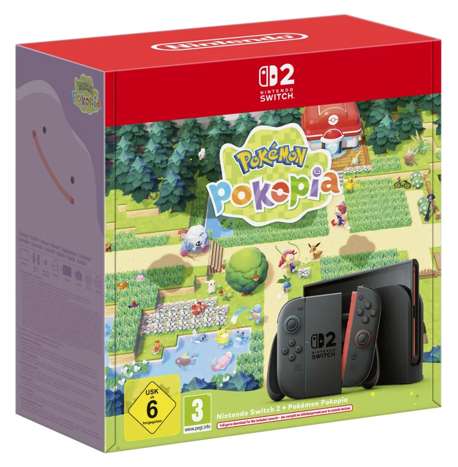 Nintendo Switch 2 med Pokémon Pokopia — produktfoto