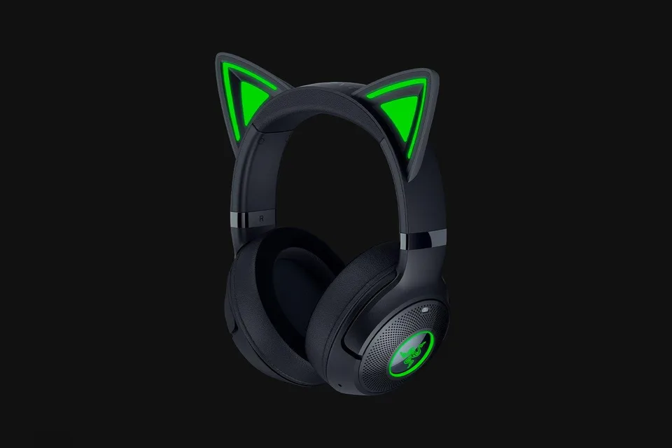 Razer - Kraken Kitty V2 BT - Black Headset — produktfoto