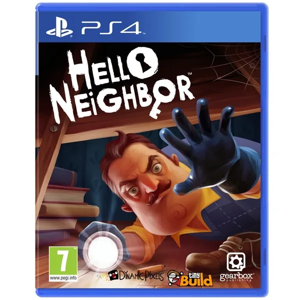 Hello Neighbor Gyserspil – PlayStation 4 — produktfoto