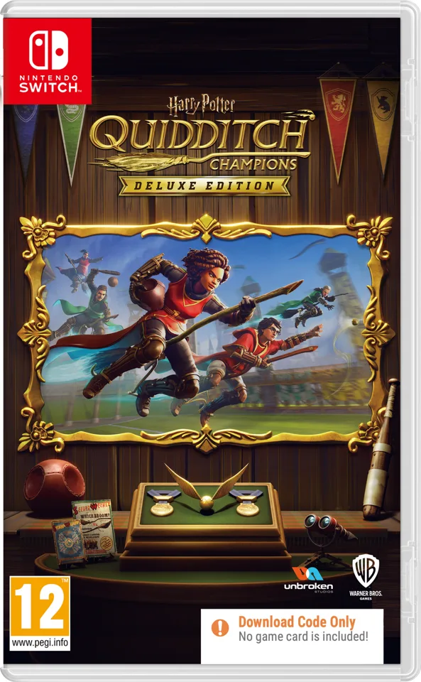 Harry Potter: Quidditch Champions (Deluxe Edition) (Code in Box) - Nintendo Switch — produktfoto