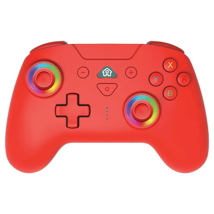 Subsonic Wireless Led Controller Red - Nintendo Switch — produktfoto