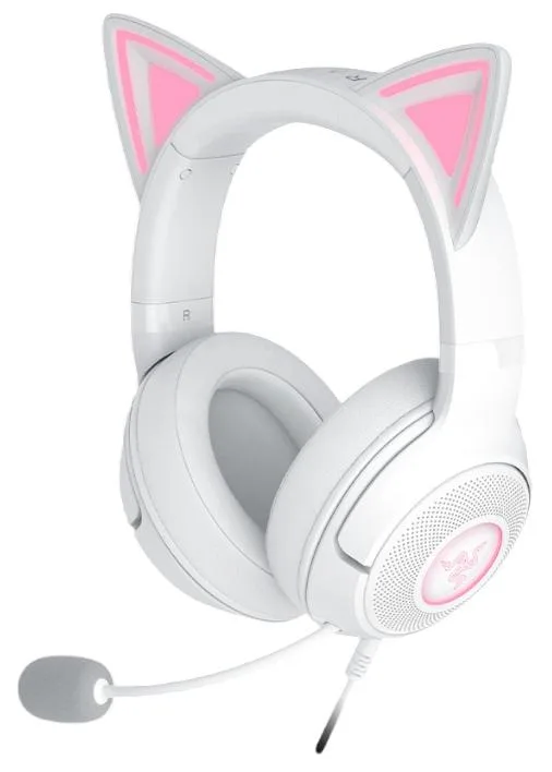 Razer Kraken Kitty V2 - White Headset — produktfoto