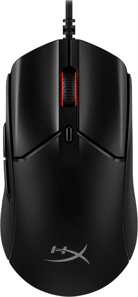 HyperX Pulsefire Haste 2 Optisk Kabling Sort Mus — produktfoto