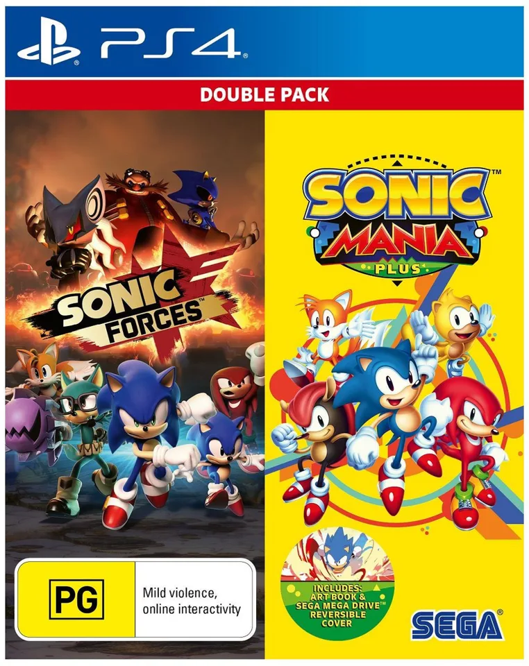 Sonic Mania Plus & Sonic Forces Double Pack – PlayStation 4 — produktfoto