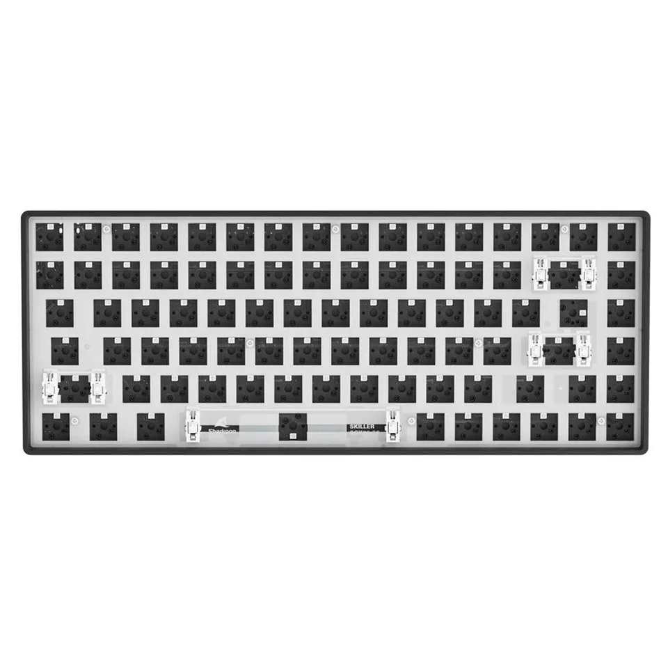 Sharkoon SGK50 S3 Barebone tastaturbase - sort, 75 % — produktfoto