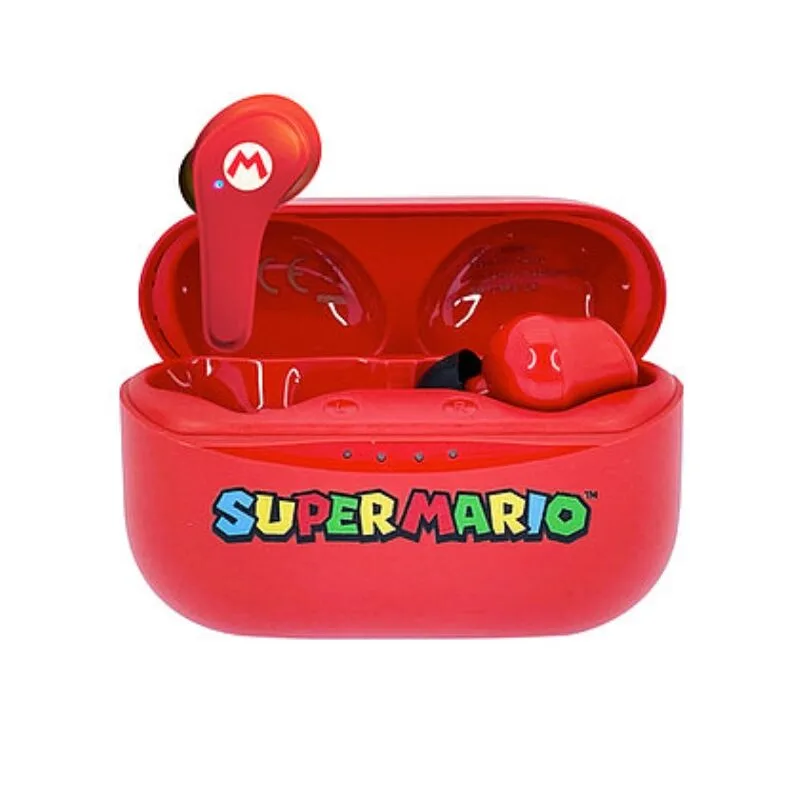 Super Mario Red TWS Earpods Headset — produktfoto