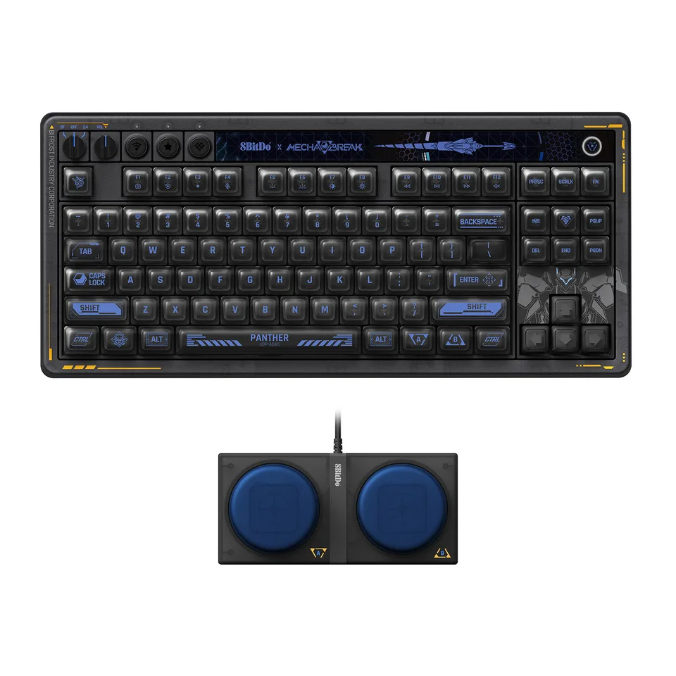 8BitDo Retro 87 Mecha Break - mekanisk tastatur, engelsk — produktfoto