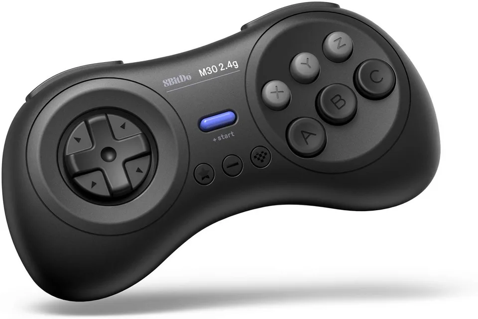 8BitDo M30 Bluetooth Pad - Sort — produktfoto